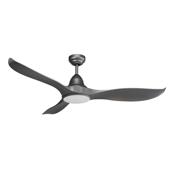 Wave 60" DC Ceiling Fan With Remote Control & LED Light