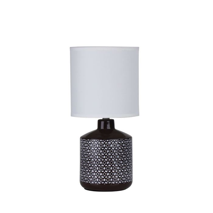 Celia | Embossed Ceramic Table Lamp