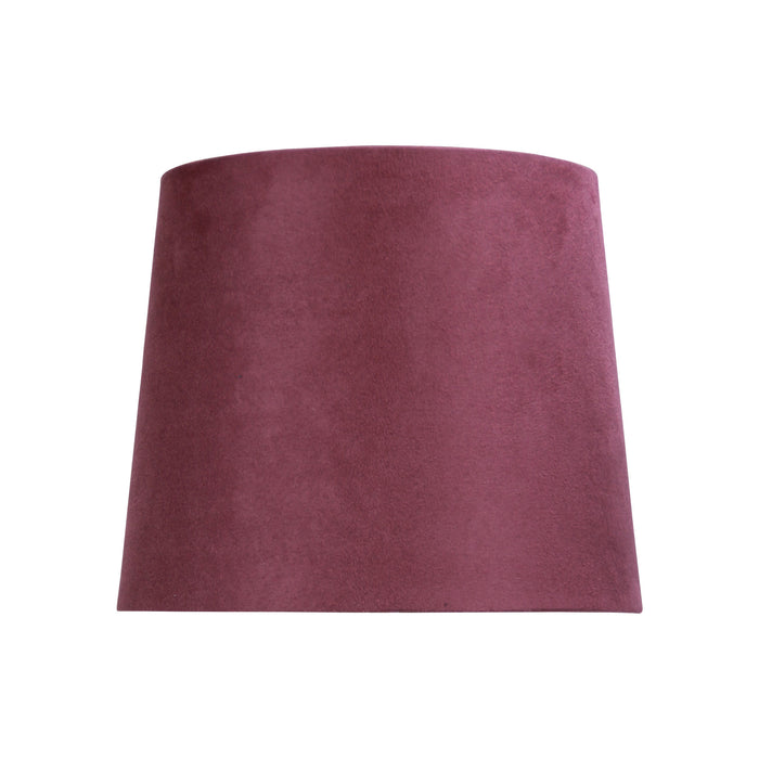 Faux-Suede Hard-Backed Tapered Lamp Shade (27cm)