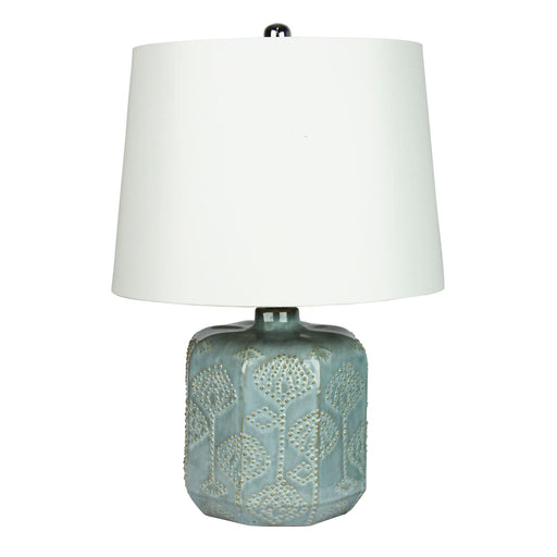 Bikki | Embossed Ceramic Table Lamp