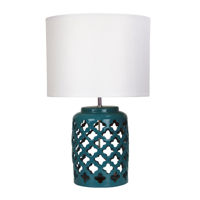 Casbah - Moorish Cut Ceramic Table Lamp