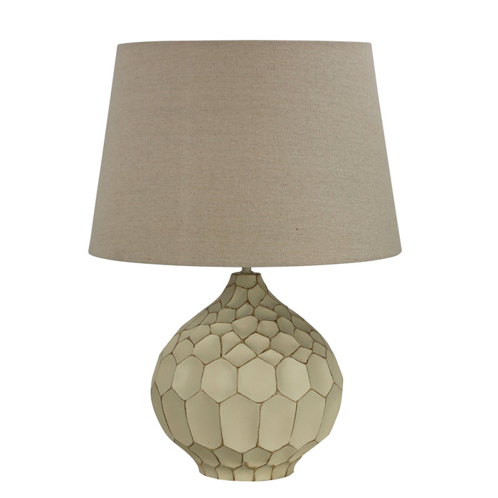 Medea Classic Distressed Ivory Table Lamp