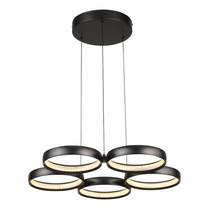 Olympus 3 And 5 Ring LED Pendant