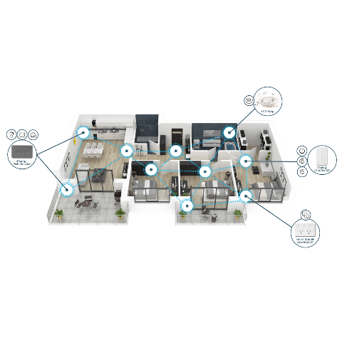 PIXIE 600W Smart Switch With Bell Press