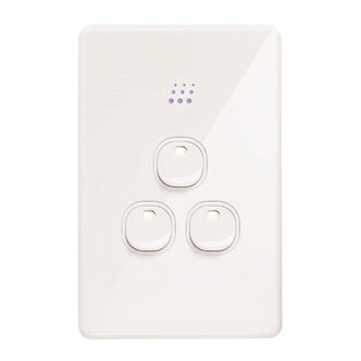 Powermesh 3 Button Multi Purpose Switch Vertical 5AX