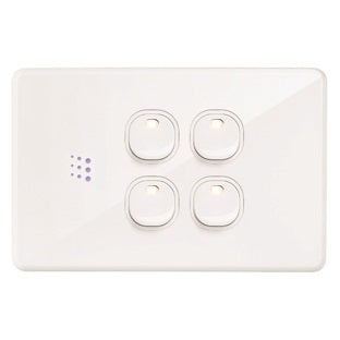 Powermesh 4 Button Multi Purpose Switch Horizontal 5AX
