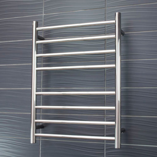 8 Bar Round Ladder Heated Towel Rail (RTR530)