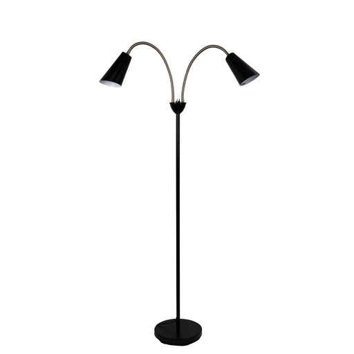 Walt Mid-Century Styled Twin Floor Lamp