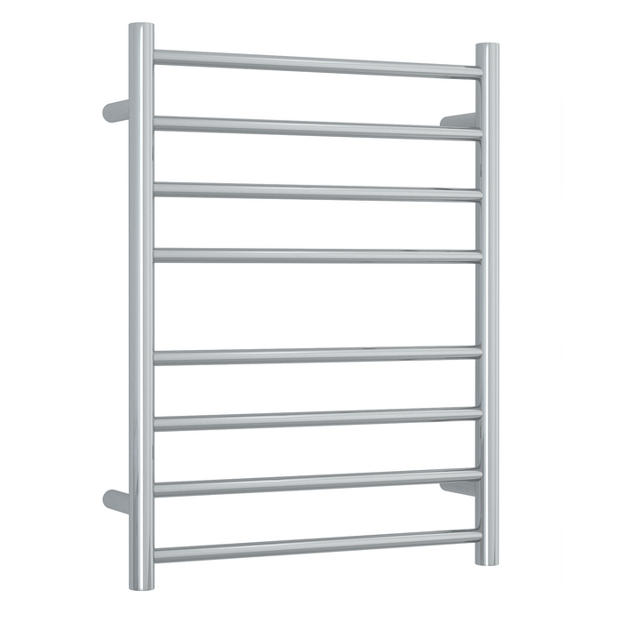 8 Bar Straight Round Ladder Heated Towel Rail (SR23M)