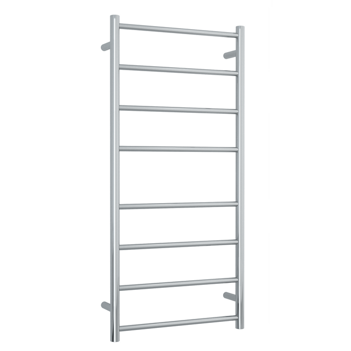 8 Bar Straight Round Ladder Heated Towel Rail (SR27M)