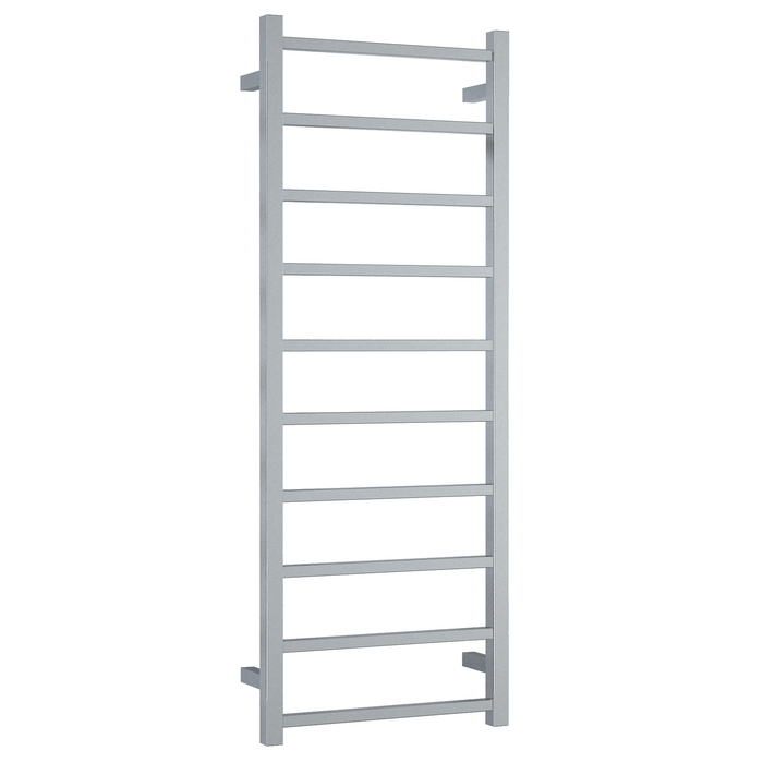 10 Bar Straight Square Ladder Heated Towel Rail (SS19M)