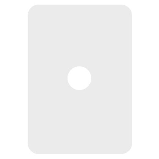 Hager Allure 1 Gang Cover Plate Only, Available in 3 Colours