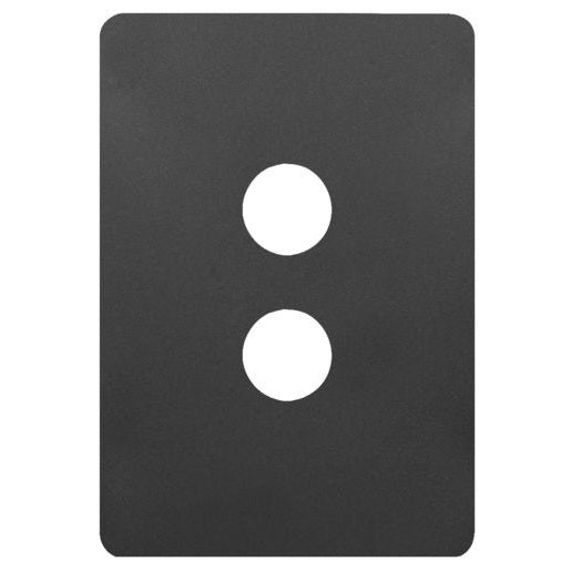 Hager Allure 2 Gang Cover Plate Only, Available in 3 Colours
