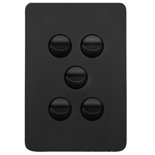 Hager Allure Complete Switch- 5 Gang