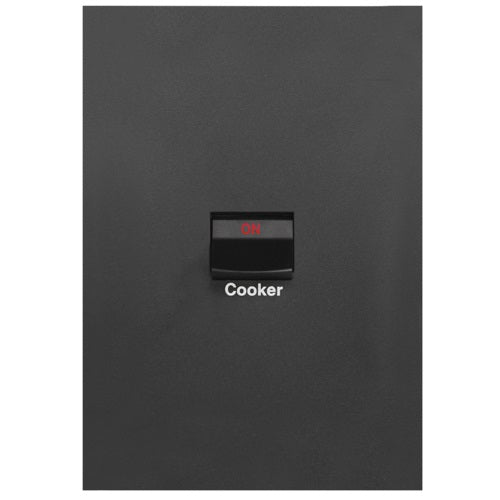Hager Finesse Single Oven/Cooker Switch Vertical