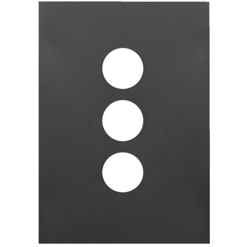 Hager Finesse 3 Gang Cover Plate Only