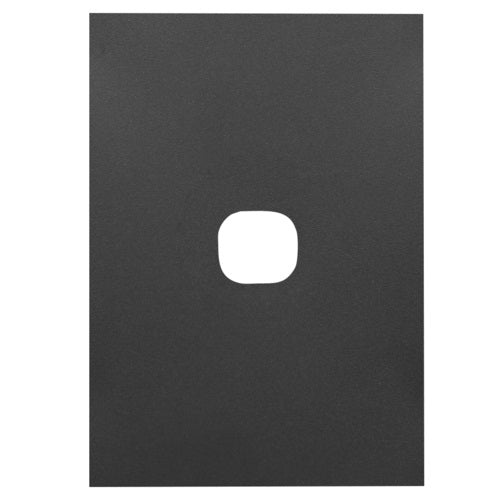 Hager Finesse 1 Gang Hybrid Grid and Plate