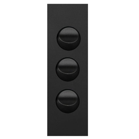 Hager Finesse 3 Gang Architrave Switch