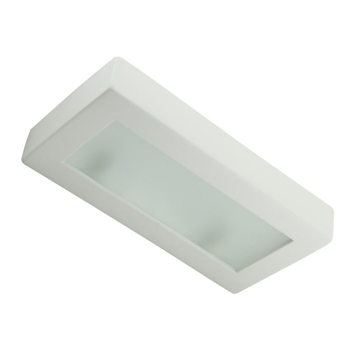 DOMUS - Ceramic Frosted Glass Hollow Rectangle Wall Light