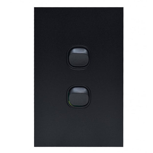 Clouded Leopard 2 Gang Complete Vertical Switch