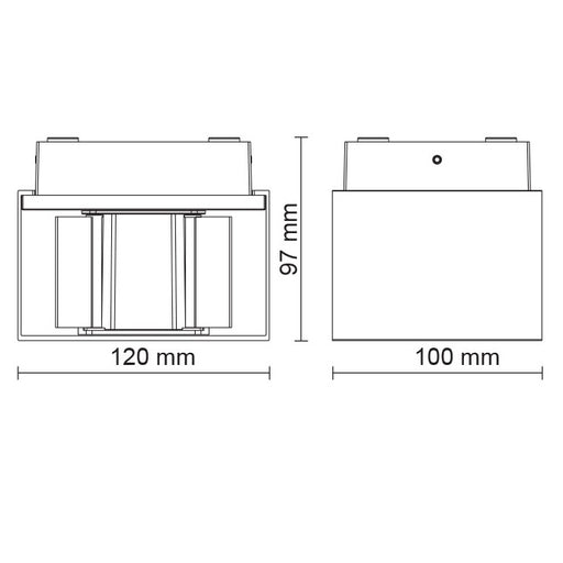 SAL Cube II - Surface Mount Cube LED Step Light