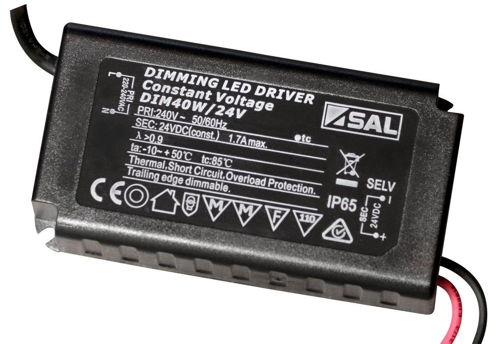SAL - 40w Dimmable Constant Voltage LED Driver
