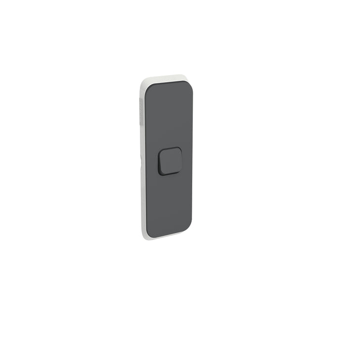 Clipsal Iconic 1 Gang Architrave Switch Plate - Skin Only, Anthracite