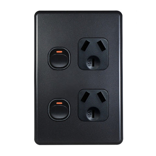 Flat Cat Double Powerpoint Vertical