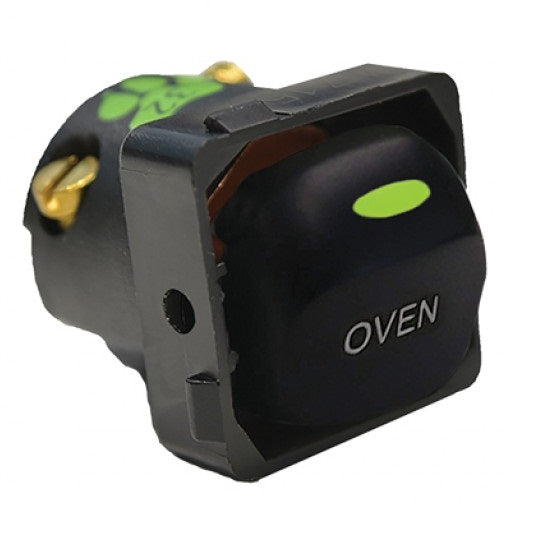 Trader Cat's Eye Labelled Switch Mechanism 32A 250V Marked Oven