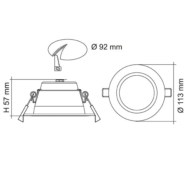 SAL Downlights | Sunny LED Downlights — TEDS Lights, Fans & Home ...