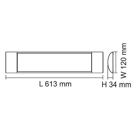 25W Blade Low Profile LED Batten