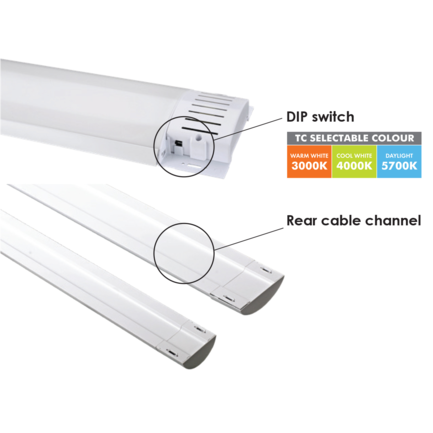LED Battens | Batten Light Fittings | Linkable Lights | Linear Batten ...