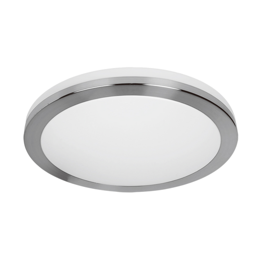 SAL GEM 16w Satin Nickel Deco 30cm LED Oyster